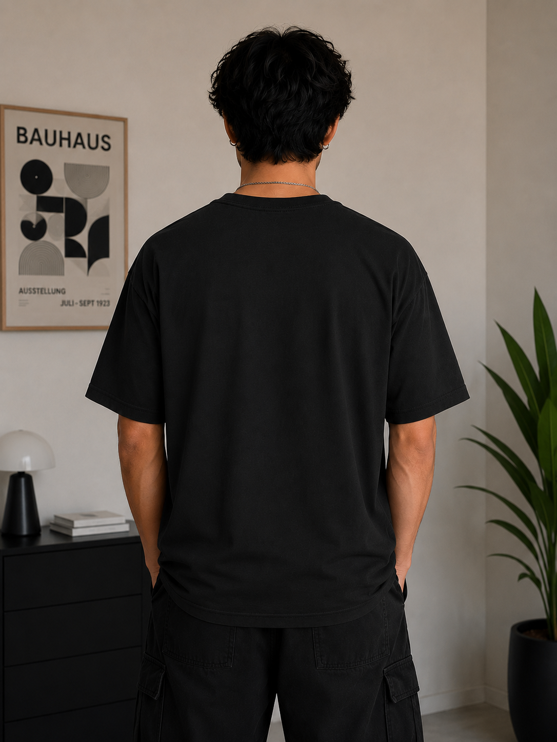Pokémon Gen 1 Kanto Starters Oversized T-Shirt | Black Pikachu Charmander Squirtle Bulbasaur Tee