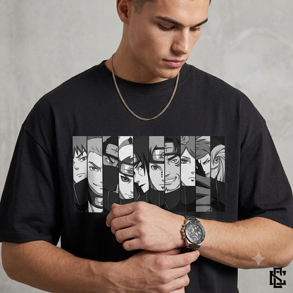 Premium Akatsuki Oversized Streetwear Tee