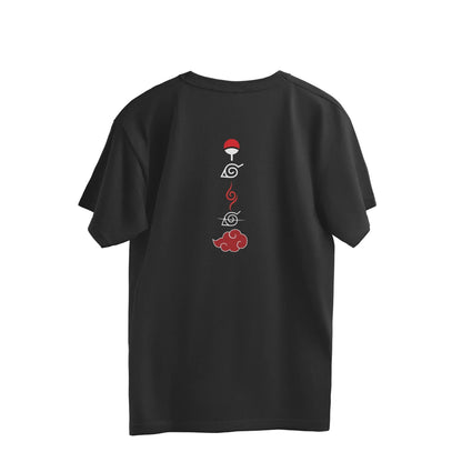 Naruto: Itachi Uchiha Oversized Graphic T-Shirt
